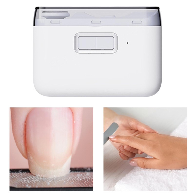 Harilla Electric Automatic Nail Clippers Nail Polisher Lightweight Storage Nail