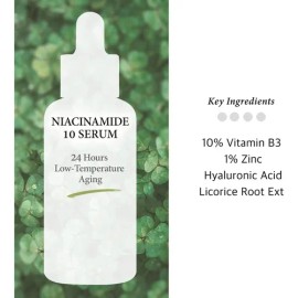 Suero Facial Con Niacinamida Al 10 % + Zinc Pca Al 1 %: Redu