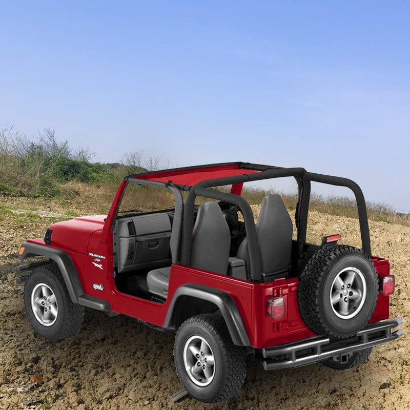 Shadeidea Sun Shade for Jeep Wrangler TJ 1997-2006 Sunshade Top