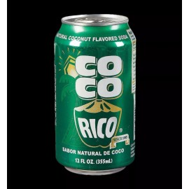 Coco Rico Coconut Soda Pop 12oz Cans Puerto Rican Soda Favorite