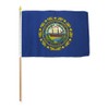 RFCO New Hampshire 12"x18" Stick Flag (3)