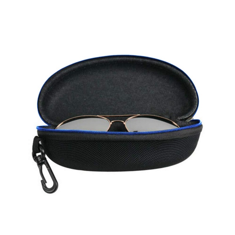 EKdirect Pack of 3 Sunglasses Glasses Case, Zip Hard Shell
