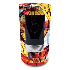 MightySkins Skin for Ring Stick Up Cam Battery - Hoi an Lanterns | Protective, Durable, and Unique Vinyl Decal wrap Cover | Easy to Apply, Remove, and Change Styles | Made in The USA