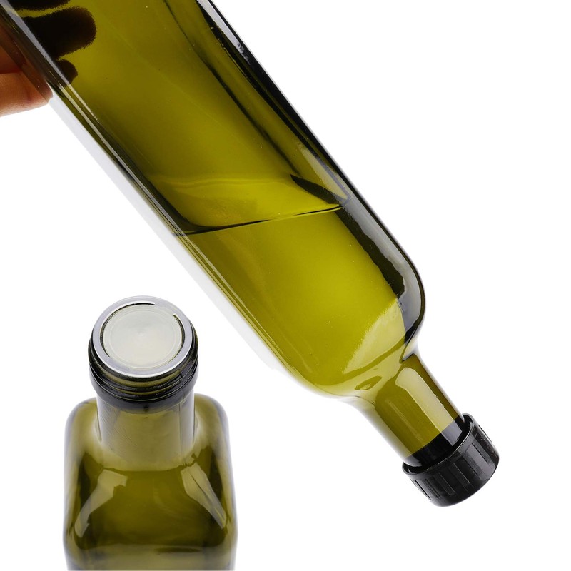 Kingrol 6 Pack 8 oz Glass Olive Oil Dispenser Bottles,