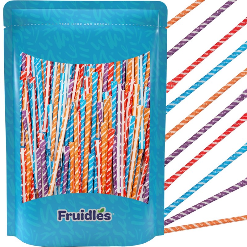 Candy Filled Sticks, Assorted Party Flavor, 6" Inches (48 Count)