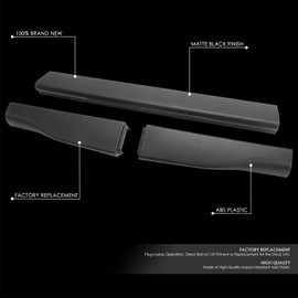 DNA MOTORING Tail Gate Molding Trim Caps Compatible with F250 SD 2010-2016/F350 SD 2010-2016/F450 SD 2010-2016/F550 SD 2010-2016
