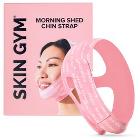 SKIN GYM Correa de barbilla Morning Shed, banda adelgazante facial ajustable para esculpir, levantar y definir la mandíbula.