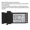 REX-C100 Thermostat Digital LED PID Temperature Controller Thermostat Includes 0-400°C