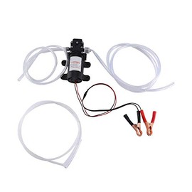 Greensen Oil Extractor Pump 12V 60W Oil Suction Scavenge Pump with Hoses Change Extractor Submersible Oil Scavenge Transfer Pump for Boat Car Motorbike Vehicle Truck