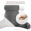 Clara Clark Reading Pillow with Shredded Memory Foam Includes 2