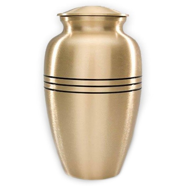 Beautiful Life Urns Adult Cremation Urn - Dignity Gold, Large