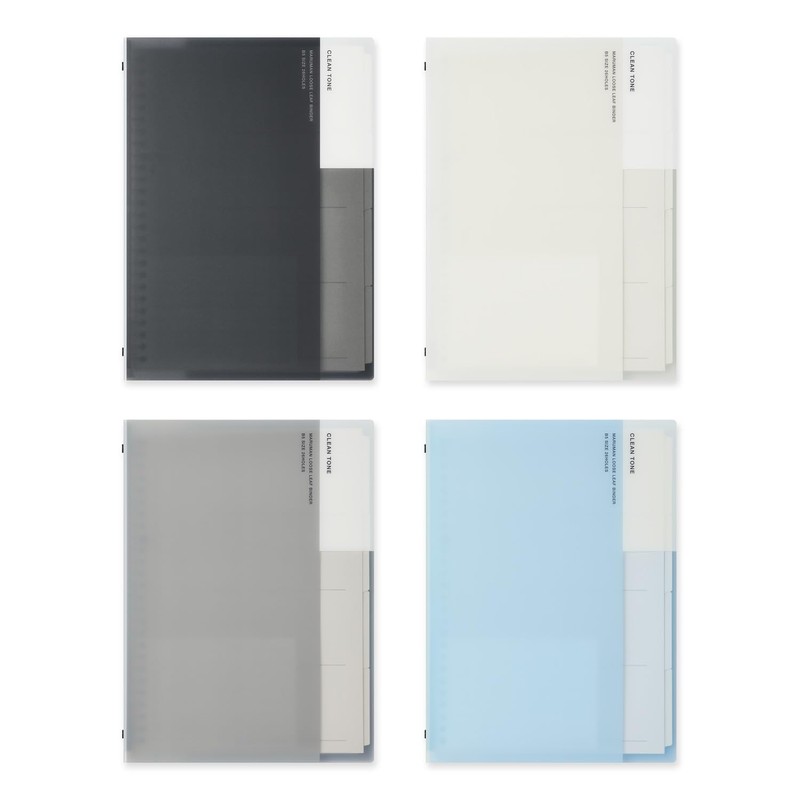 Maruman F019-52 Clean TONE B5 Loose Leaf Binder, Slim, 26