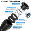 TAILONZ PNEUMATIC Straight Reducing 12MM x 10MM Plastic Tube OD