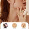 Hexasider 14K Gold Plated Ring Stack for Oura Ring Gen