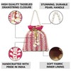 Aheli Rani Pink Potli Bags Gift for Women Evening Bag