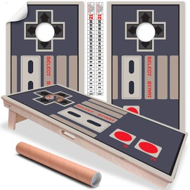 Cornhole Board Wraps and Decals for Boards Set of 2 Skins Professional Vinyl Covers Sticker Game Controller Cornhole Wraps Stickers Cornhole Skins Cornhole Wraps for Boards