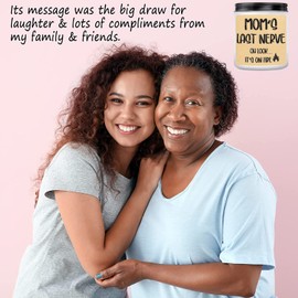 AharHora Moms Last Nerve Candle, Mother's Day Candle Gifts for Women - Funny Mother's Day Gifts for Mom - Gifts for Mom from Daughter Son, Birthday Gifts for Mom Grandma