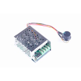 KNACRO PWM DC Motor Speed Controller 20A DC 6V 12V 24V 36V 48V 60V (DC 6-60v) Wire Motor Drive Electronics Switch Module Maximum Power 1200W