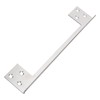 Door Latch Guard Plate, Outswing Door Security Protector, L Shaped