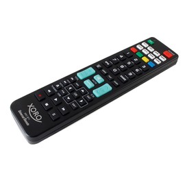 XORO XRC 8F1 Universal Remote Control Effortlessly Controls Over 1000 Devices from Different Manufacturers, Flexible Learning Function, 8 Programmable Devices Possible, Black