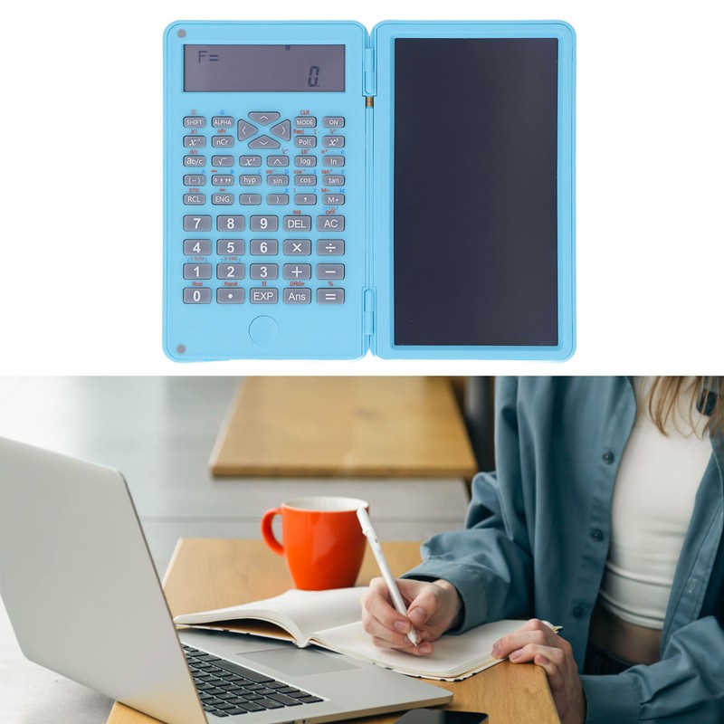 Scientific Calculator Multifunctional Function Calculator with Erasable Writing Board for