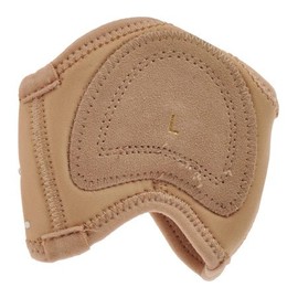 Neoprene Half Sole Lyrical Dance Footwear in Black with Rhinestones Small