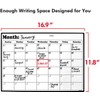 Fridge Calendar Magnetic Dry Erase Whiteboard Calendar for Refrigerator Planners