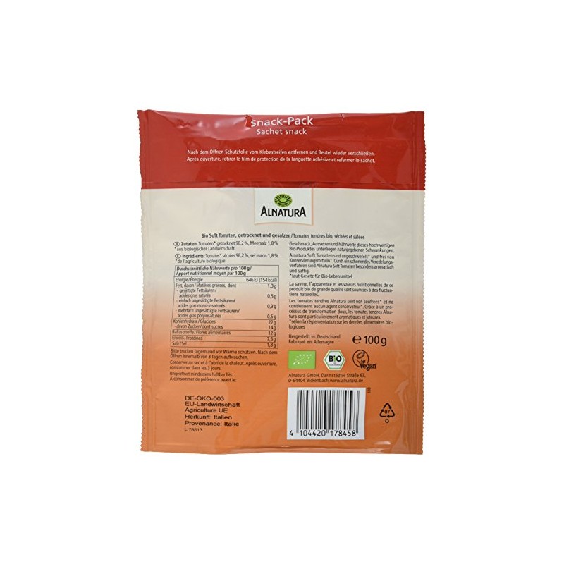 Alnatura Organic Dried Tomatoes 100g