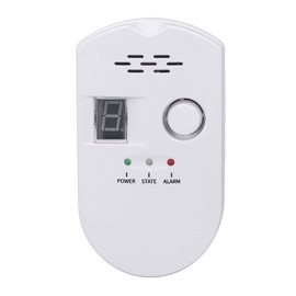 Natural Gas Detector Plug In Ultra Sensitive Digital Display Flammable Gas Alarm for Kitchen Camper