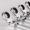 Qnkaa Flexible Ratchet Wrench Set 12pcs 8-19mm Spanner Gear Ring