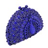 Elegantes Embragues de Cristal para las Mujeres Peacock Bolso de