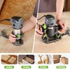 WORKPRO Compact Router Combo Kit, 6.5 Amp Compact Router Fixed