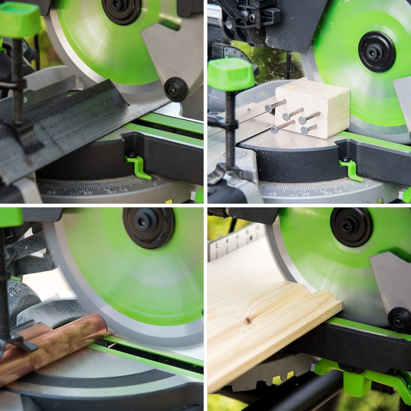 Evolution Power Tools F255TCT-24T (Fury) Multi-Material TCT Blade Cuts Wood,
