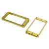 2PCS Guitar Pickup Frame Metal Bridge and Neck Pickups Cover