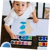 DOITOOL 5pcs Wooden Clay Board for Portrait Making Safe Durable