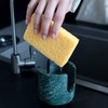 JIMEI Travertine Marble Sponge Holder for Kitchen Sink - Natural