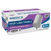 Marathon Centerpull Premium White 1-Ply Paper Towels 6 Rolls, 300