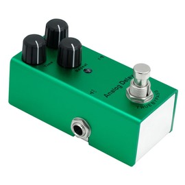 Kisangel Professional Delay Effects Pedal for Guitar True Bypass Metal Construction LED Indicator Sound Modes Guitar Enthusiasts