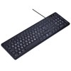 USB Wired Spanish Keyboard - 105 Keys QWERTY ANSI Layout