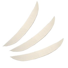 Collections Etc Comfort Tummy Liners, Set of 3 - Enhances Comfort and Absorbs Perspiration for Healthy Skin, White, XXX Large