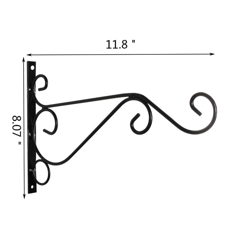 Spotact 2 Pcs Outdoor Hanging Plants Hangers 11.81 * 7.48