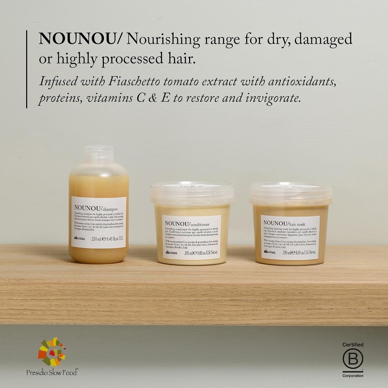 Davines Nounou - Máscara para el pelo, 249 ml