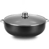 Alpine Cuisine Non-Stick Dutch Oven 11 Quart with Glass Lid