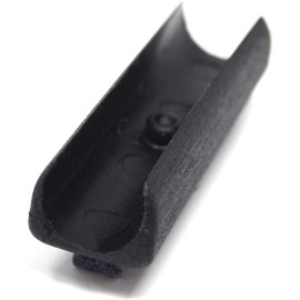 Design61 Felt glides, set of 4, chair gliders, floor gliders, diameter 13-14 mm, silencer furniture gliders, clamping shell glides with noise-absorbing felt sliding surface