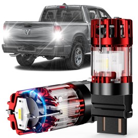 ZONBEAM 7440 LED Reverse Light Bulbs for RAM 1500 2019-2025/2500 3500 2019-2024 - CANBUS Error Free (Plug-and-Play),No Hyper Flash - Powerful & Super Bright with Cooling Fan