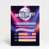 Hip Hip Hooray Disco Themed Birthday Party Invitations Invites Pack