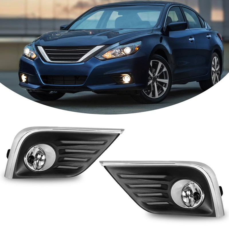 OKSIWA Halogen Fog Lights for Nissan Altima Sedan 2016 2017