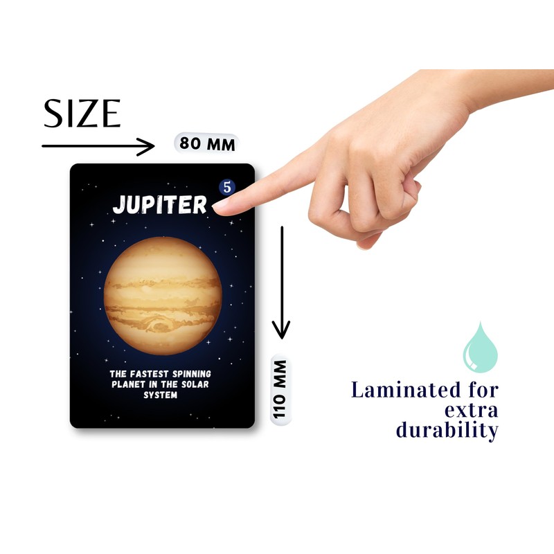 Solar System Flash Cards Educational Teaching Science Children Kids, Planets