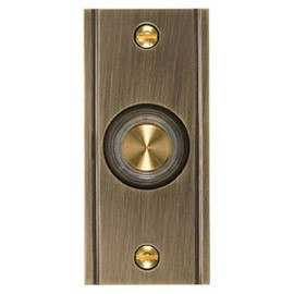 THOMAS & BETTS DH1631L Series WHT/BRS LGTD PushButton