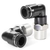 TAILONZ PNEUMATIC Male Elbow 1/4 Inch Tube OD x 1/4